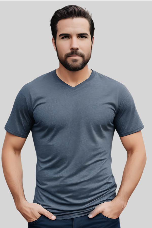 4321TB | Adult 4.3 Ounces Tri-Blend Single Jersey Short Sleeve V-Neck T-Shirt