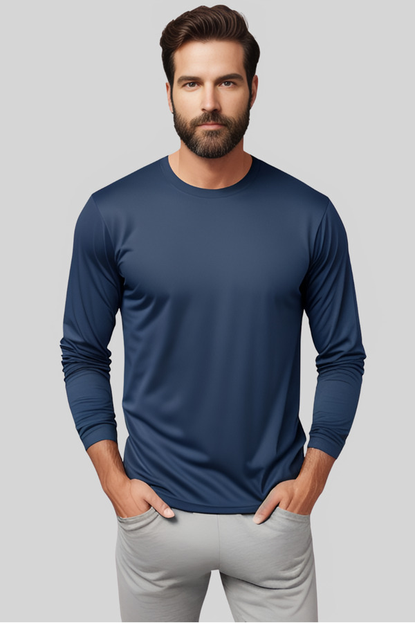 4330 | Adult 4.3 Ounces Single Jersey Long Sleeve Crew Neck T-Shirt