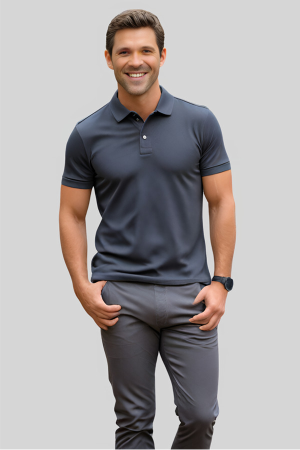 5340 | Adult 5.3 Ounces Single Jersey Short Sleeve Polo