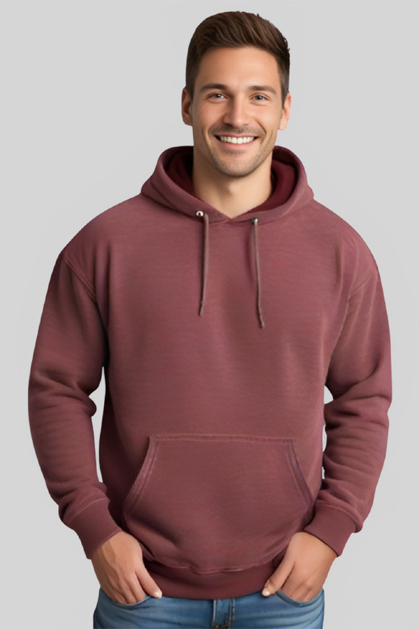 8052MW | Adult 8.0 Ounces Premium Fleece Mineral Wash Pullover Hoodie