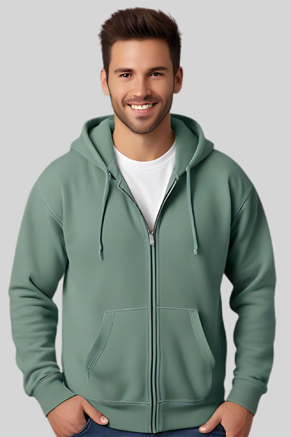 8053PD | Adult 8.0 Ounces Premium Fleece Pigment Dyed Full Zip Hoodie