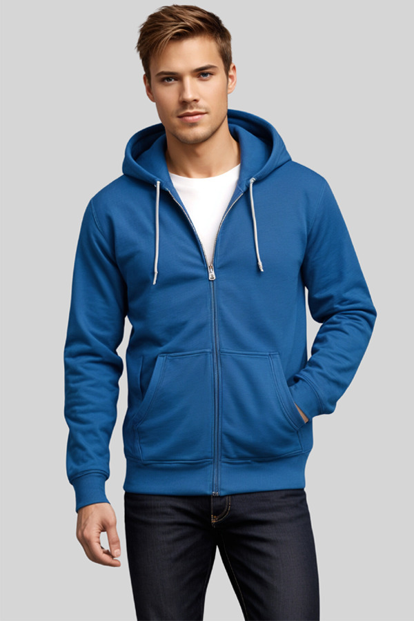 8253 | Adult 8.25 Ounces Premium Fleece Full Zip Hoodie