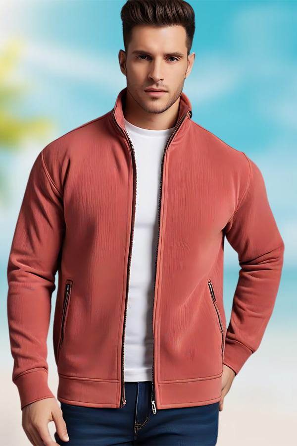 9061CD | Adult 9.0 Ounces Corded Fleece Full Zip Jacket