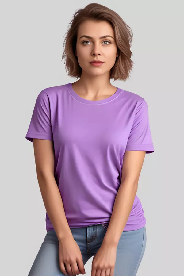 4320WTB | Women 4.3 Ounces Tri-Blend Single Jersey Short Sleeve Crew Neck T-Shirt