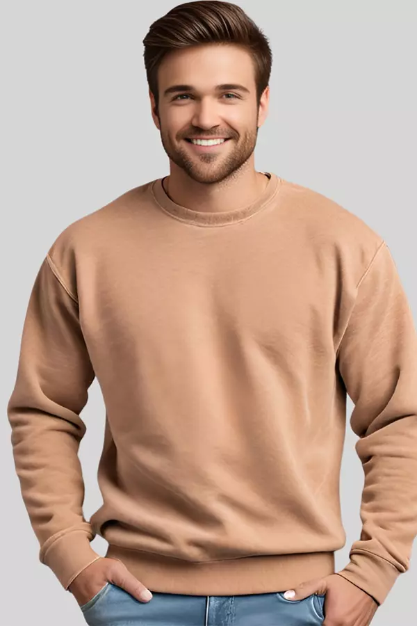 8050MW | Adult 8.0 Ounces Premium Fleece Mineral Wash Crew Neck Sweat Shirt