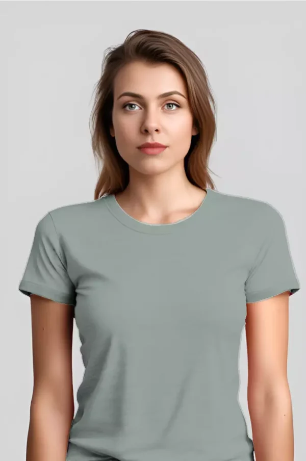 5320WAW | Women 5.3 Ounces Single Jersey Acid Wash Short Sleeve Crew Neck T-Shirt
